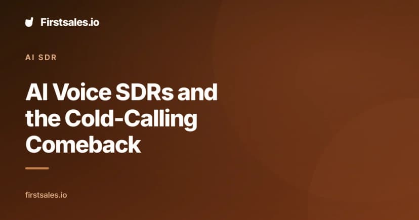 AI Voice SDR and the Cold Calling Comeback in 2026