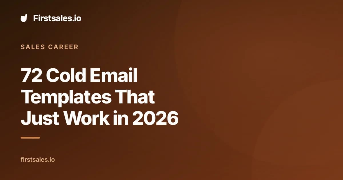 72 Cold Email Templates That Just Work in 2026
