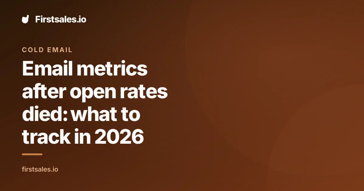 Email metrics after open rates died: what to track in 2026