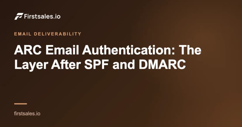 ARC Email Authentication: The Layer After SPF and DMARC