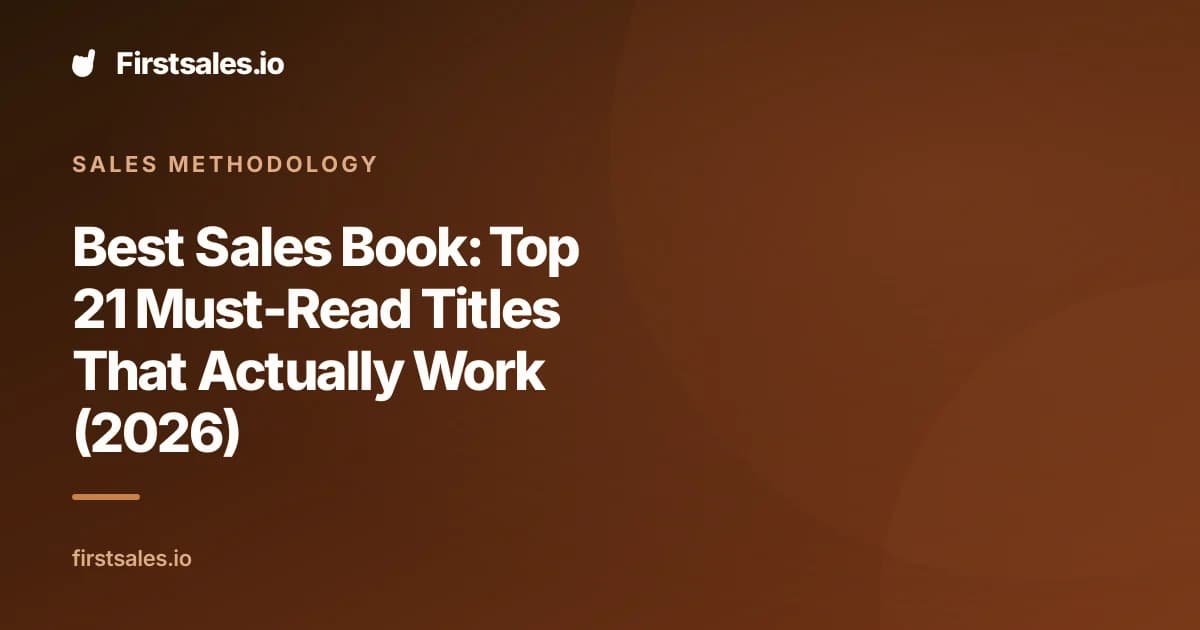 Best Sales Book: Top 21 Must-Read Titles That Actually Work (2026)