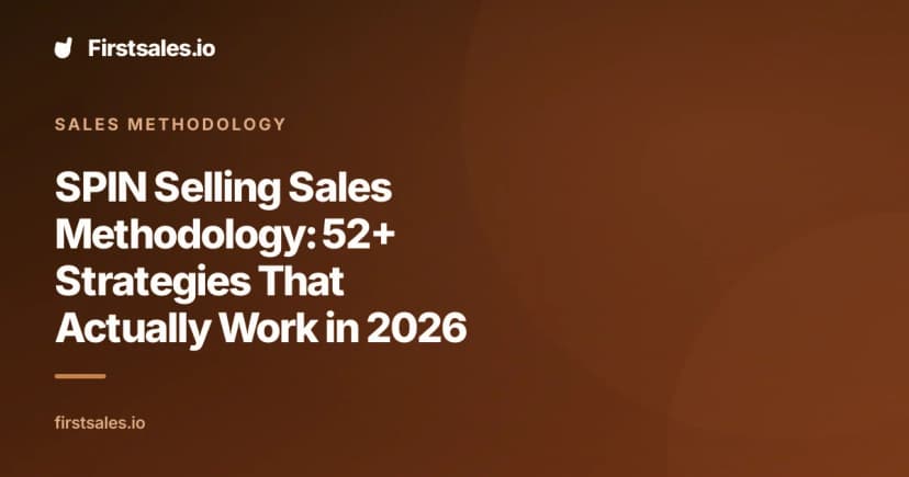 SPIN Selling Sales Methodology: 52+ Strategies That Actually Work in 2026