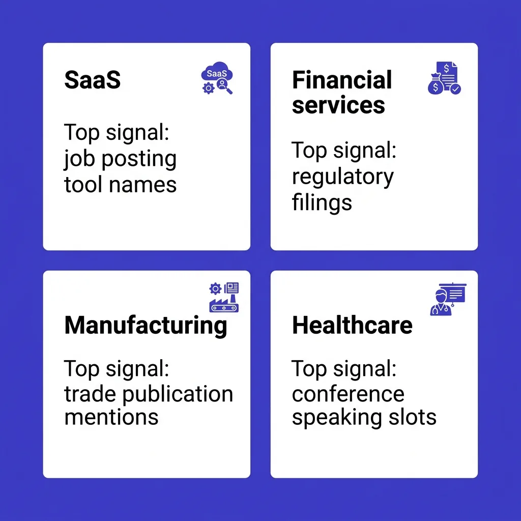 Industry-specific research angles worth adding