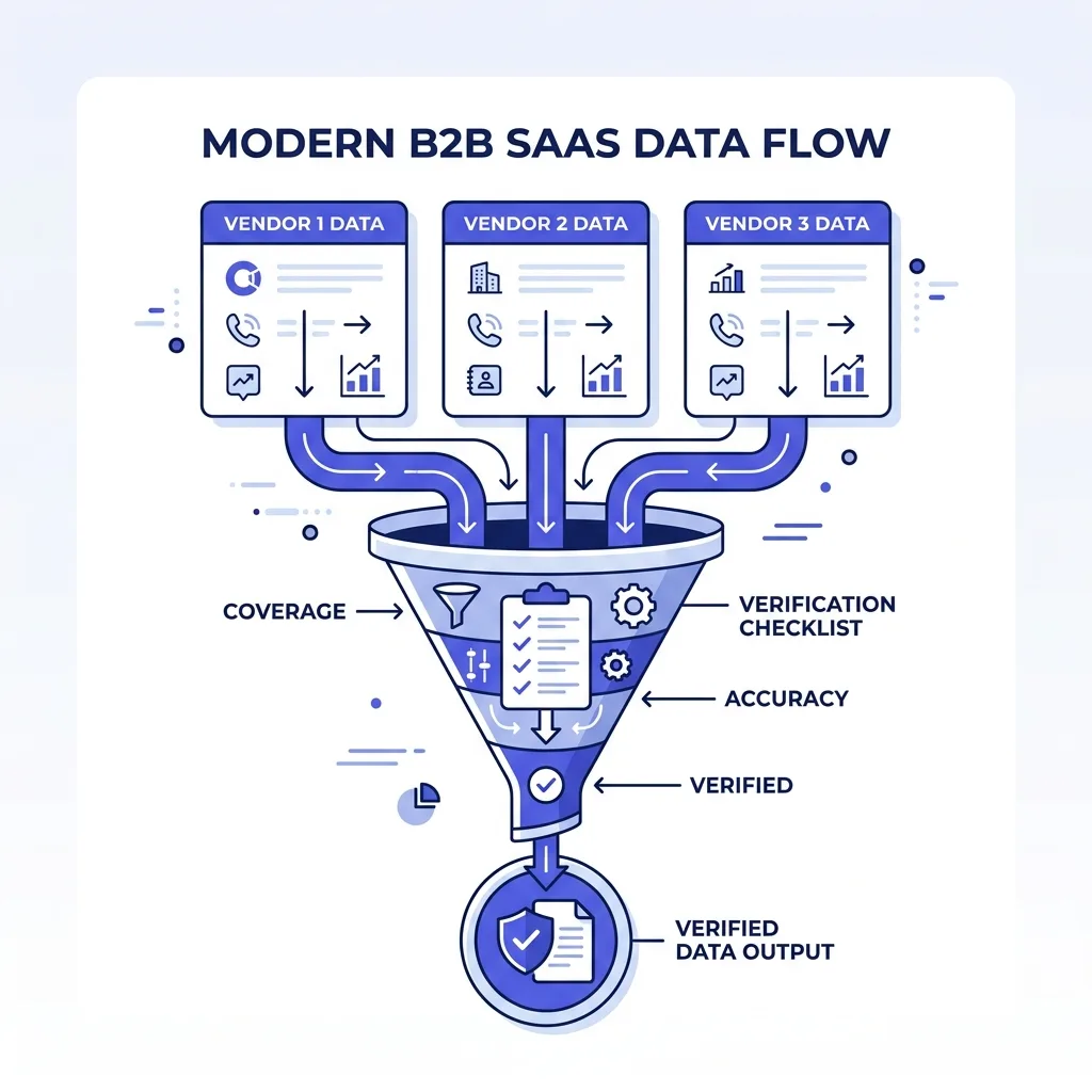 A 30 day B2B data provider bake off comparing coverage and accuracy across vendors