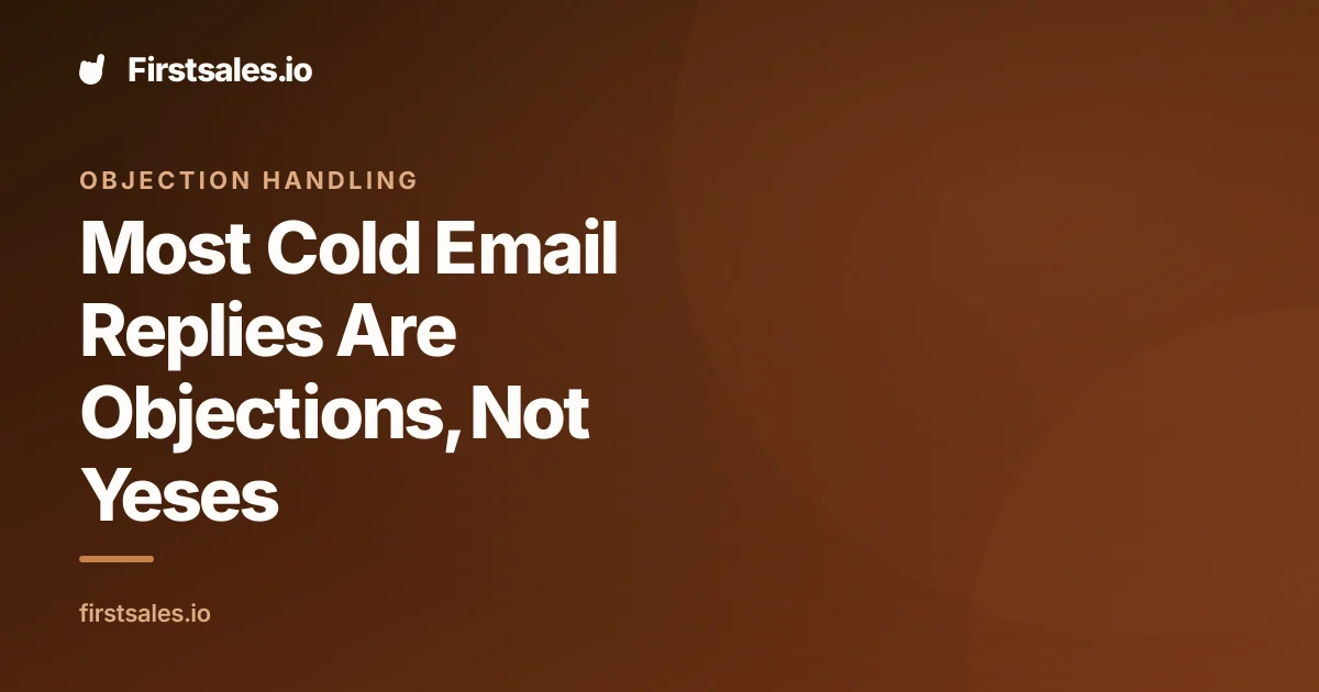 Copyable Email Cold email objection handling: copyable r...