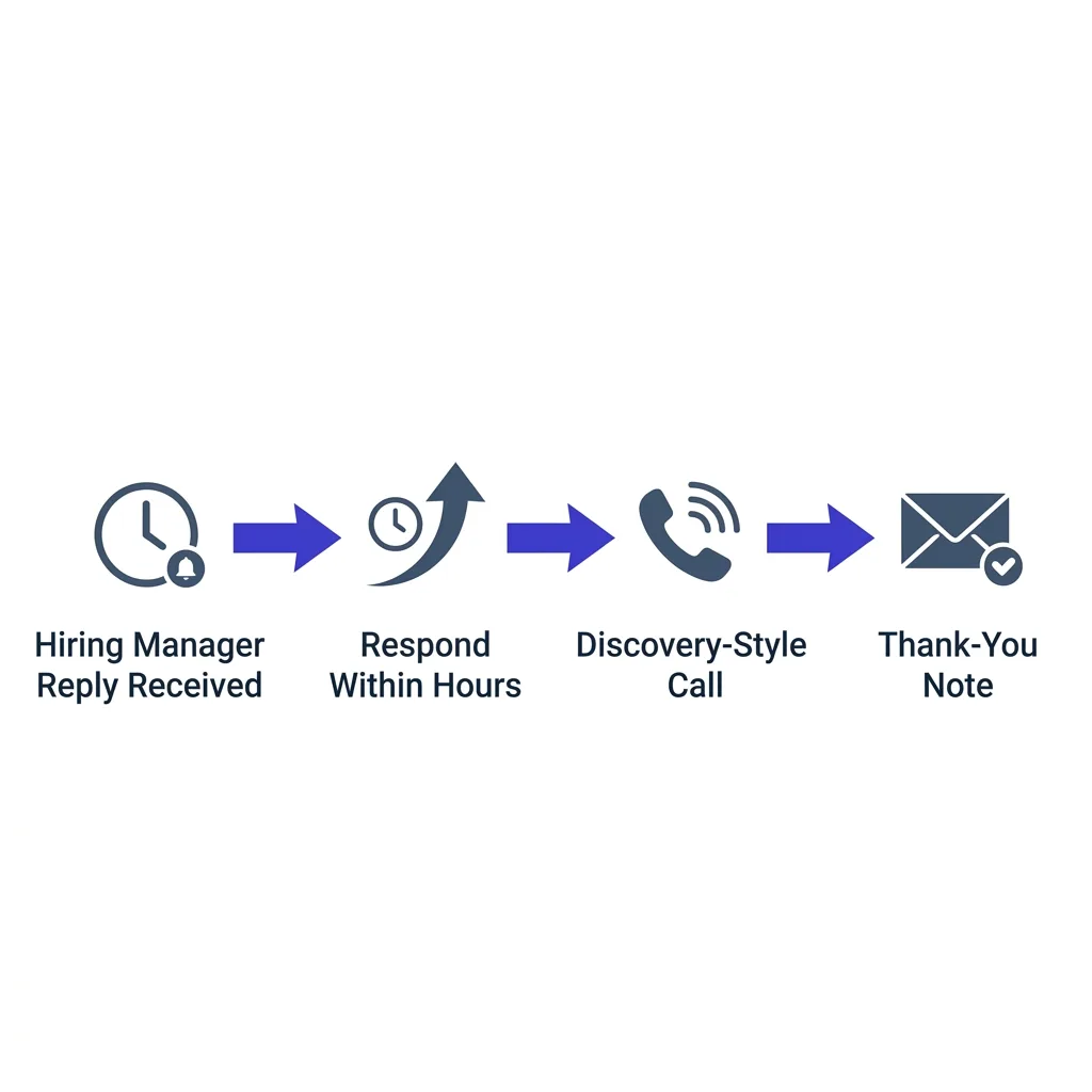 What happens after a reply