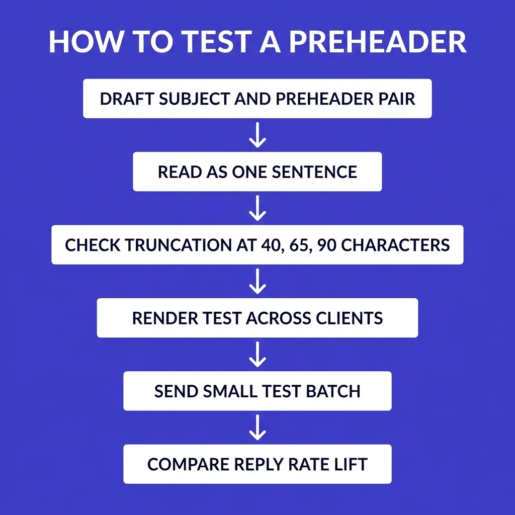 How to test preheaders properly