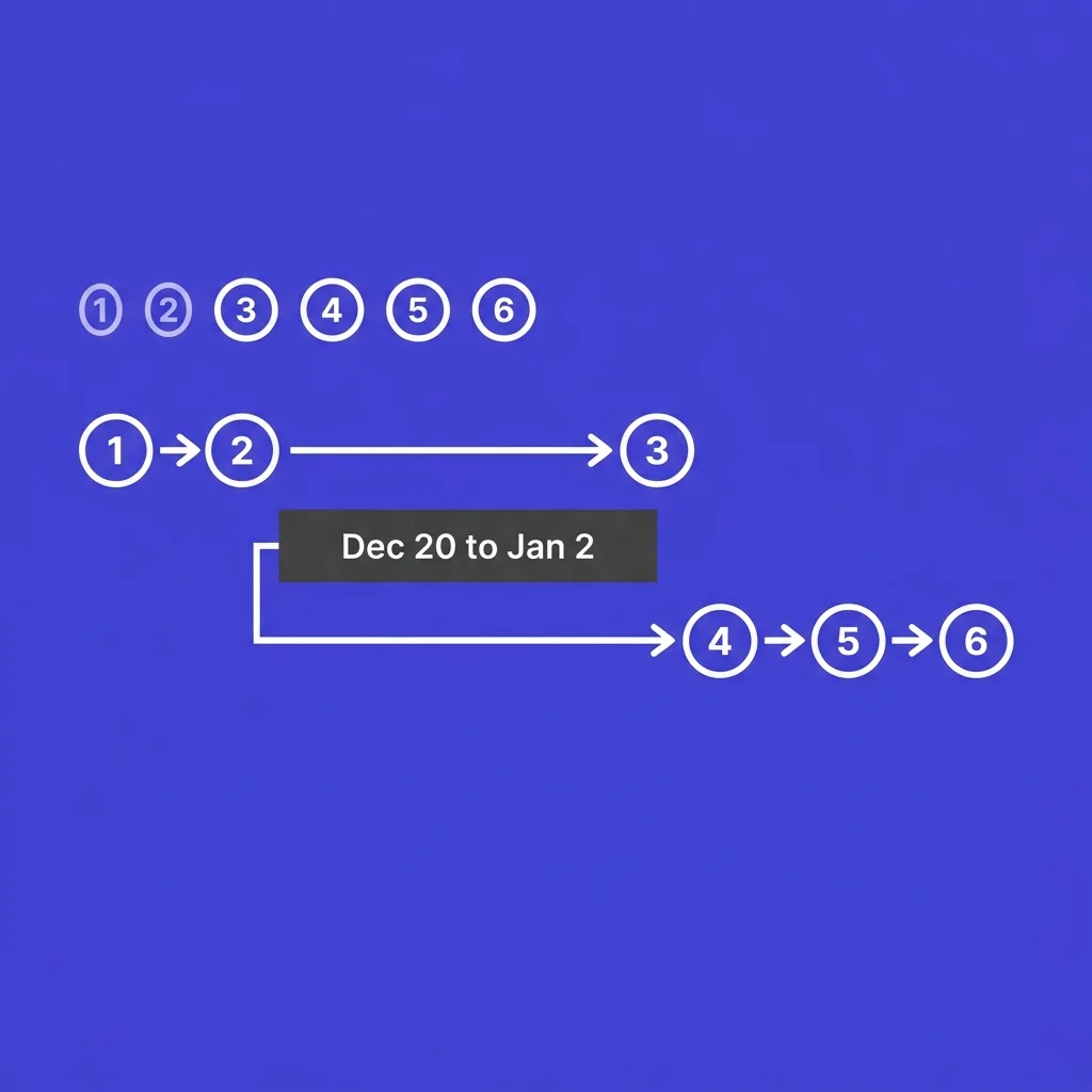 Adjusting multi-step sequences around the pause