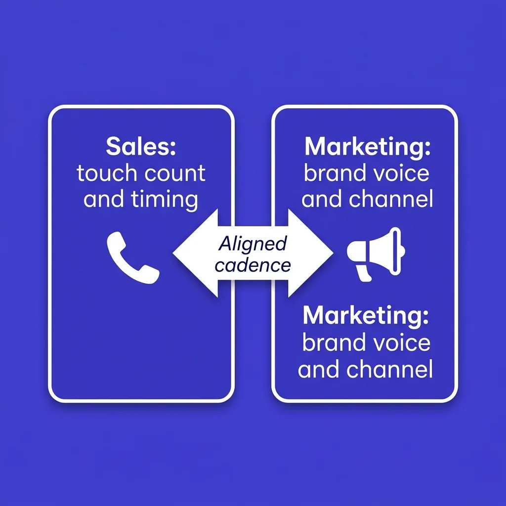 Aligning cadence design with sales and marketing ownership