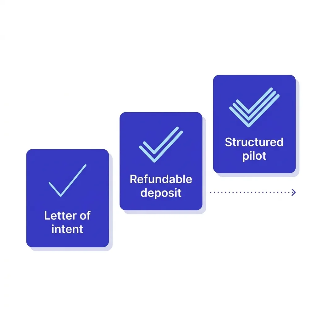 From validation reply to first commitment