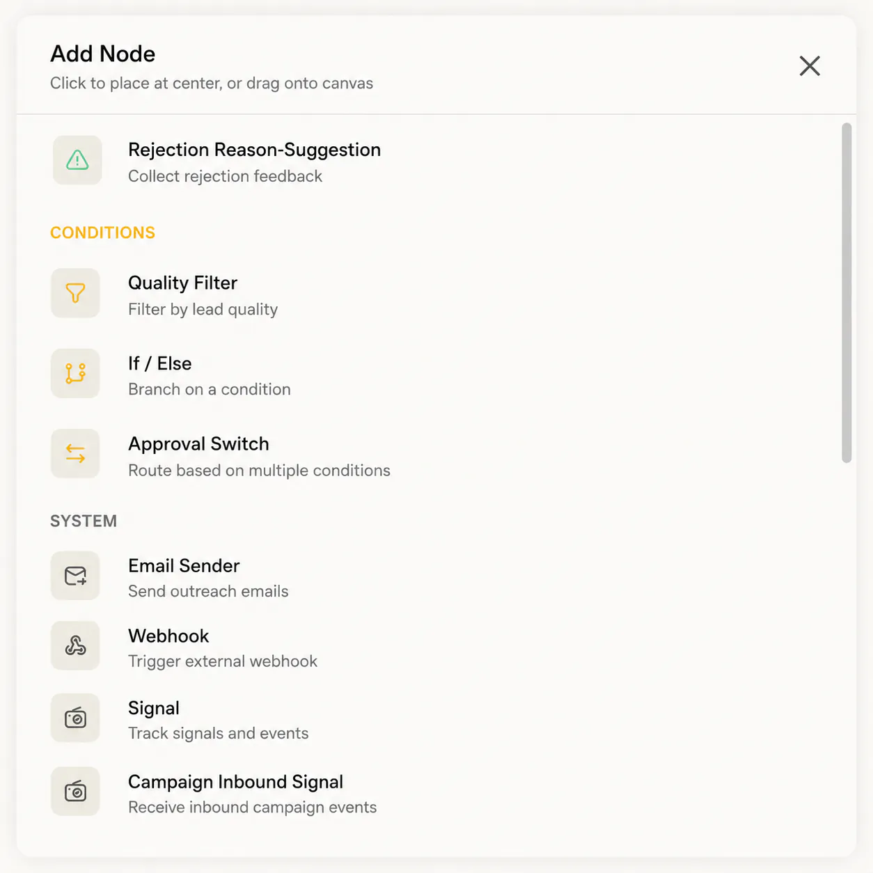 FirstSales conditional branching and timing controls inside an email sequence