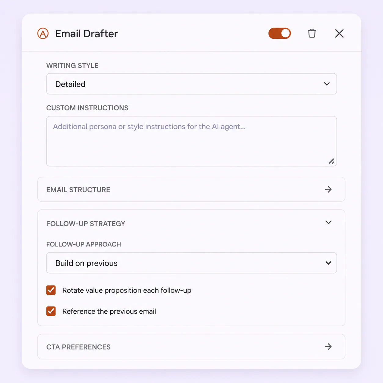 FirstSales campaign sequence builder for an EdTech demo funnel