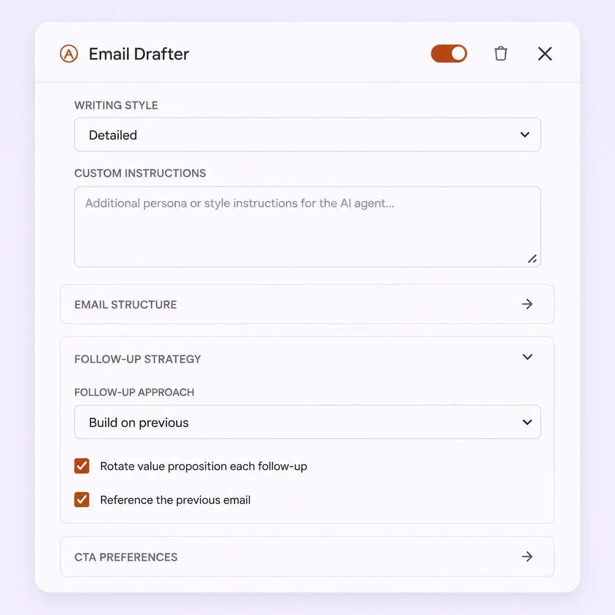 FirstSales unified inbox showing booked insurance policy reviews and replies