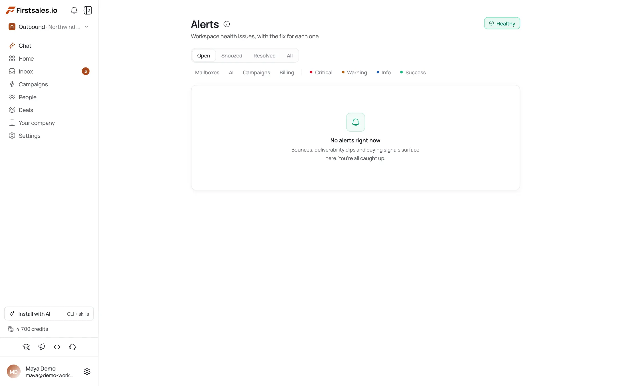 Read the header health