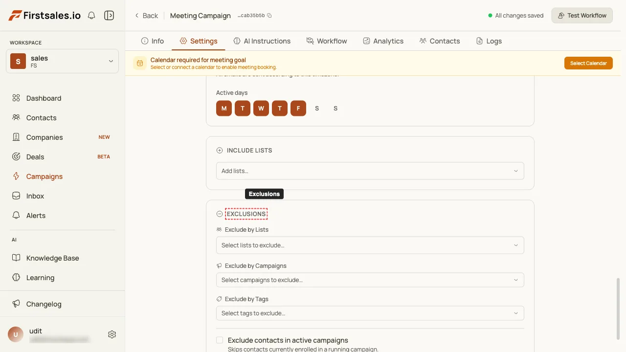 Exclude by Lists