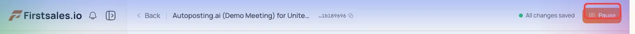 Active: Pause