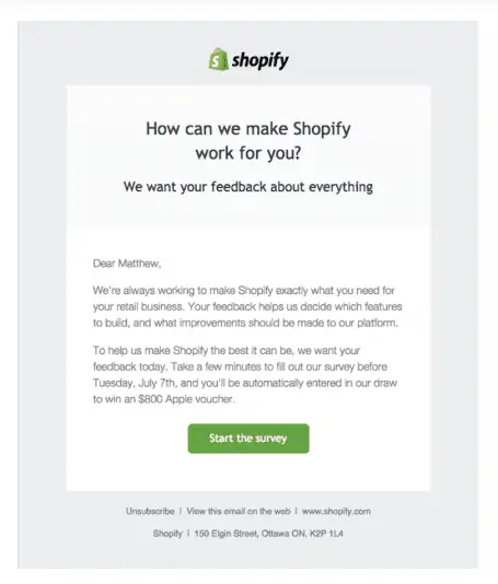 re-engagement email example